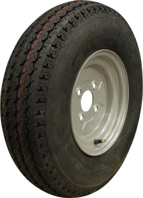 Rad + Reifen 5,00-10 Zoll 3,50B x 10H2 Kings Tire 60/100/4