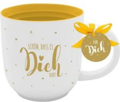 Produktbild von Tasse \Schön, dass es dich gibt\""