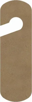 Produktbild von Türgriffplatte aus MDF-Holz - 30 x 10 cm