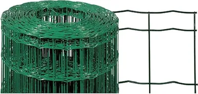 Obrázek produktu pro Oko EUROPLAST 2, 1250/100x50/2,20 mm, zelené, RAL 6005, Zn+PVC, oplocení, balení 25 m
