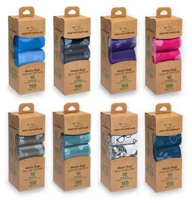 Produktbild von Best Pet Supplies Hundekotbeutel (4 x 150 Beutel) für die Müllabfallreinigung, E