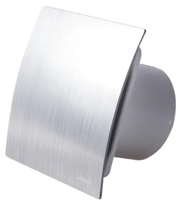Produktbild von Kleinraumventilator Wandventilator System Turbo Escudo Silber 100