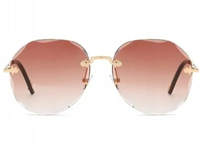 Produktbild von Sonnenbrille - Randlose Damen-Sonnenbrille - Sommer-Styling - UV-Schutz - Hochwertiges Design - Quadratische Form - Übergröße
