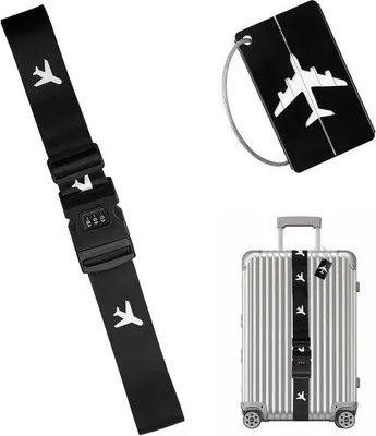 Immagine prodotto di Set di cinghie per borse da viaggio - Fibbia fissa e targhetta identificativa - Set di cinghie per valigie - Cinghie per borse da viaggio 

(Abbreviato in: Set di cinghie per borse da viaggio - Fibbia fissa e targhetta identificativa - Cinghie per borse da viaggio)