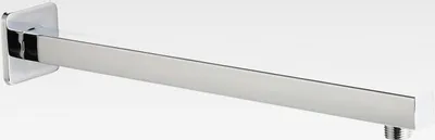 Produktbild von 50 cm Duscharm mit Flansch und Teflonband, Markcco Verlängerungs-Duschkopfarm für Badezimmer, fester Regenduschkopf und Regenduschkopf, massiver Edelstahl, Wandmontage, Chrom