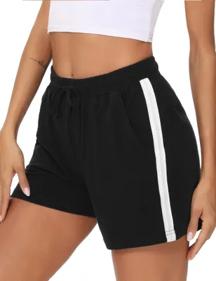 Produktbild von Damen-Sportshorts aus Baumwolle für sportliche Aktivitäten