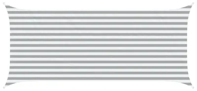 Zdjęcie produktu dla vidaXL Tent przeciwsłoneczny, jasnoszary i biały, 4,5 x 2 m, 100% poliester typu Oxford