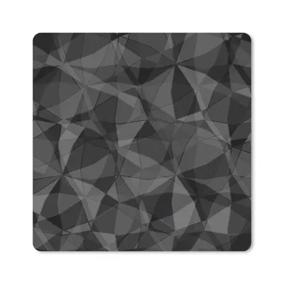 Produktbild von MuchoWow® Mauspad Mousepad Schwarz - Mosaik - Abstrakt - Muster 30x30 cm - Mousepads - Maus Mat - Pad - Mausunterlage - Gaming