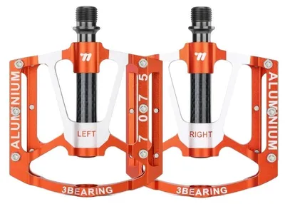 Produktbild von Fahrradpedale, ultraleichtes Design, rutschfeste Eigenschaft, Orange