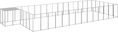 Produktbild von Hundezwinger Silbern 26,62 m² Stahl