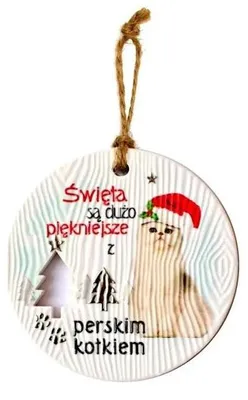 Produktbild von Kukardka Dekorativer Anhänger Perserkatze