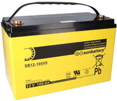 Zdjęcie produktu dla SUN Battery SB12-100V0 Akumulator AGM 12V 107Ah kwasowo-ołowiowy z VDS