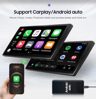 Imagen del producto de Reproductor multimedia Android 13 para coche - Radio integrada - Sistema de navegación - Radio con Bluetooth
