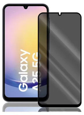 Produktbild von Anti Spy Panzer Folie für Samsung Galaxy A25 Privacy Displayschutzfolie Sichtschutz Glasfolie Schutzglas