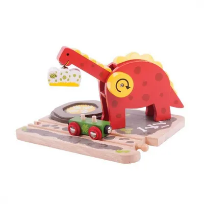 Produktbild von Bigjigs Schiene Dinosaurier-Kran