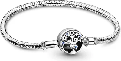 Produktbild von Gnoce Armband mit Lebensbaumverschluss GYB020-21 Edelstahl/Silber