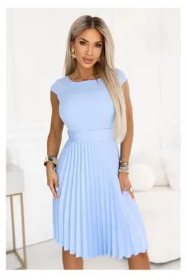Produktbild von Kleid NUMOCO 311-22 HELLBLAU Größe: M