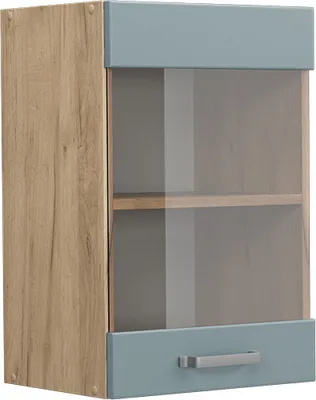Immagine prodotto di Mobile da cucina in vetro Vicco R-Line Grigio-blu 40 cm, Model 41105