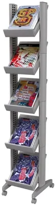 Produktbild von Paperflow 259N.35 Mobiler Prospektständer CORNER, alu