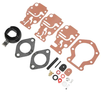 Image de Kit de réparation pour carburateur, 20 pièces, référence 0439073, en métal, ABS et caoutchouc résistant à l'usure, pour Johnson Evinrude 6 ch et 8 ch