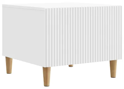 Produktbild von Couchtisch mit Schubladen Weiß 49 x 50 x 40 cm Holzwerkstoff