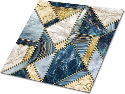 Produktbild von Selbstklebende Platten 30x30 cm Wandpaneele 9 Stück im Set Wanddeko - Abstrakte Geometrie