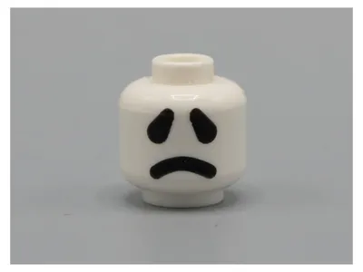 Obrázok produktu pre LEGO biela minifigúrka (3626pb2617) – nová