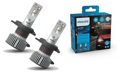 Image de Philips H4 Lampe LED pour phare 12V 19W Ultinon Pro6000 5800K 1 kit.