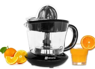 Produktbild von BEHOME Elektrische Zitronenpresse: Hohe Saftausbeute, Fassungsvermögen 700 ml | Auch für Orangen geeignet