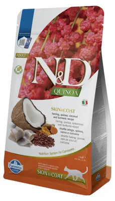 Produktbild von Farmina Pet Food N&D Quinoa, Hering, 1,5 kg, Getreidefrei, Gluten-frei, Antioxidantien enthalten