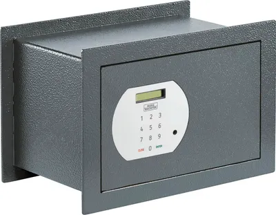 Produktbild von Burgwächter Wand Tresor mit Schlüssel - Einbautresor Pure Safe PSW 120 E - Mini Tresor für Wandbefestigung, Stahl anthrazit