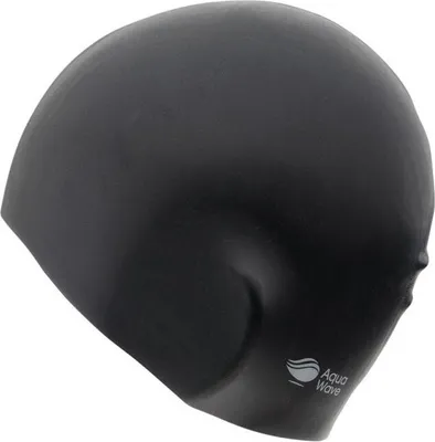 Produktbild von Aquawave - "Racecap" Schwimmkappe für Herren/Damen Unisex PP16793 (Einheitsgröße) (Schwarz)