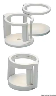 Obrázek produktu pro Výklopný držák na sklenice/poháry/poháry 1/2 místa , 1 kus