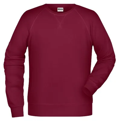 Image de James and Nicholson - Sweat-shirt pour homme LT2494 (S) (bordeaux)