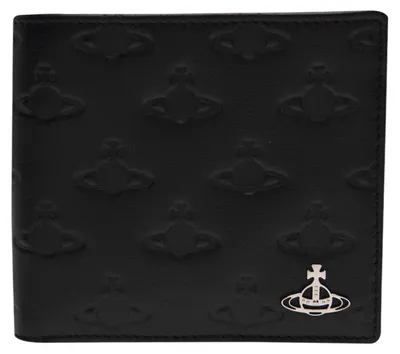 Produktbild von Vivienne Westwood - "Saturn Orb" Brieftasche, Leder, Geprägt GT17423 (Einheitsgröße) (Schwarz)