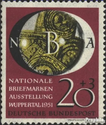 Produktbild von Briefmarken BRD (BR.Deutschland) 1951 Mi 142 postfrisch Nationale Briefmarkenausstellung