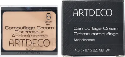 Produktbild von ARTDECO 492.6, PARAFFINUM LIQUIDUM (MINERAL OIL), PARAFFIN, HYDROGENATED POLYISOBUTENE, OCTYLDODECANOL,..., Nach dem Befeuchten des Gesichts mit einem Spatel eine kleine Menge der opaken Foundation entnehmen...