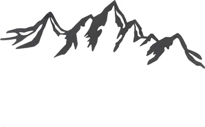 Produktbild von Gilde Wandrelief, "Bergsilhouette", Metall, schwarz, VE 2, L. 1 cm, B. 80 cm, H. 26 cm 69838