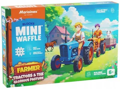 Obrázek produktu pro Veselé Farma dobrodružství s Waffle Stavebnice 100 dílků
