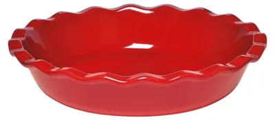 Obrázok produktu pre Emile Henry Ceramic Pie Dish, Burgundy