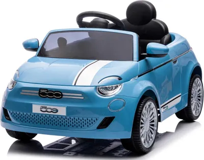 Obrázok produktu pre Fiat 500 elektrické auto pre deti Detské elektrické vozidlá 2x30W MP3 modrá