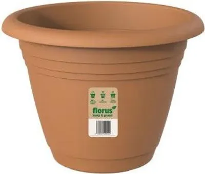 Produktbild von Blumentopf 25 cm Durchmesser Terrakotta Mediterran Campana für Innen- und Außenbereich