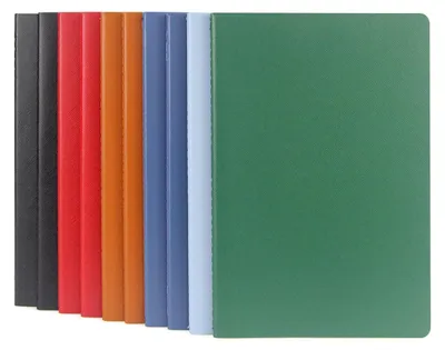 Zdjęcie produktu dla Zestaw 10 notesów A5, 50 stron, różne kolory, format 14 x 21 cm