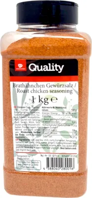 Produktbild von Transgourmet Quality Brathähnchengewürzsalz 1000g Dose Gewürz