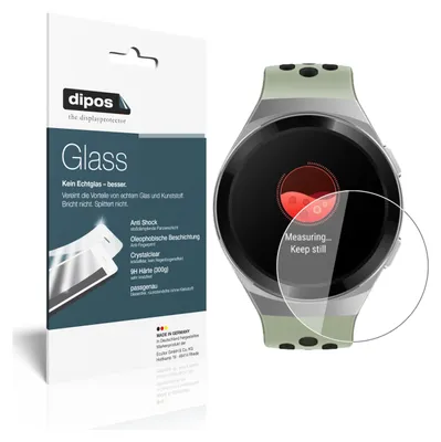 Zdjęcie produktu dla 2x folia ochronna do Huawei Watch GT 2e - folia antywstrząsowa 9H dipos Glass szkło plastikowe