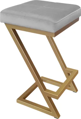 Obrázok produktu pre Barová stolička ZETA LOFT METAL, zlatá podnož MG17