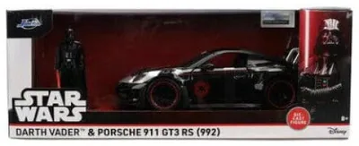 Immagine prodotto di Jada Toys Star Wars Darth Vader Porsche 911 GT3 RS 1:24 con figurina