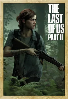 Produktbild von Last of Us, The - Poster - 2 - Ellie + Wechselrahmen, Shinsuke® Maxi MDF Buche, Acryl-Scheibe
