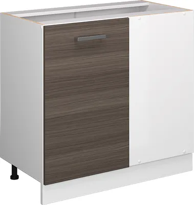 Produktbild von Eckunterschrank Vicco R-Line Edelgrau 86 cm ohne Arbeitsplatte, Model 37753