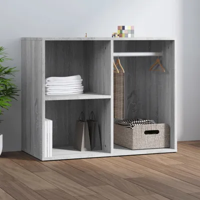 Produktbild von Cloris DesignMöbel - Regal für Schminktisch Grau Sonoma 80x40x65cm Holzwerkstoff